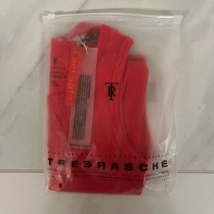 Tres Rasche red unisex tank